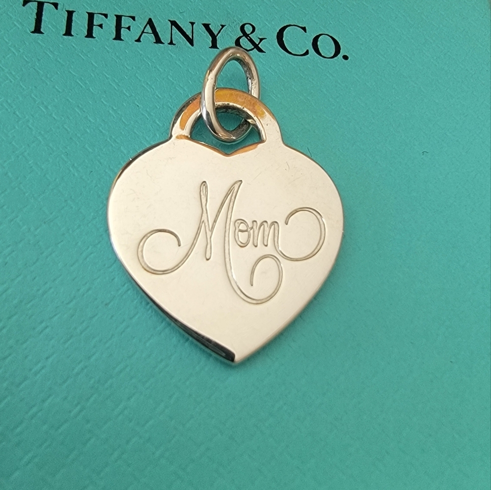 Tiffany & Co. MOM Heart Pendant